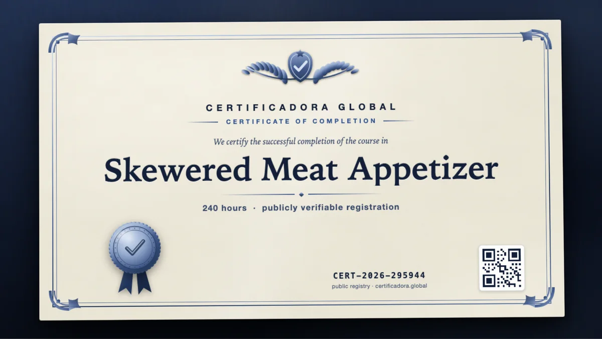 Cover of the Skewered Meat Appetizer course