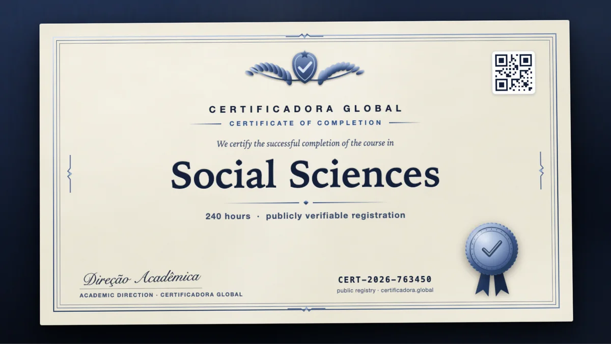 Cover of the Social Sciences course