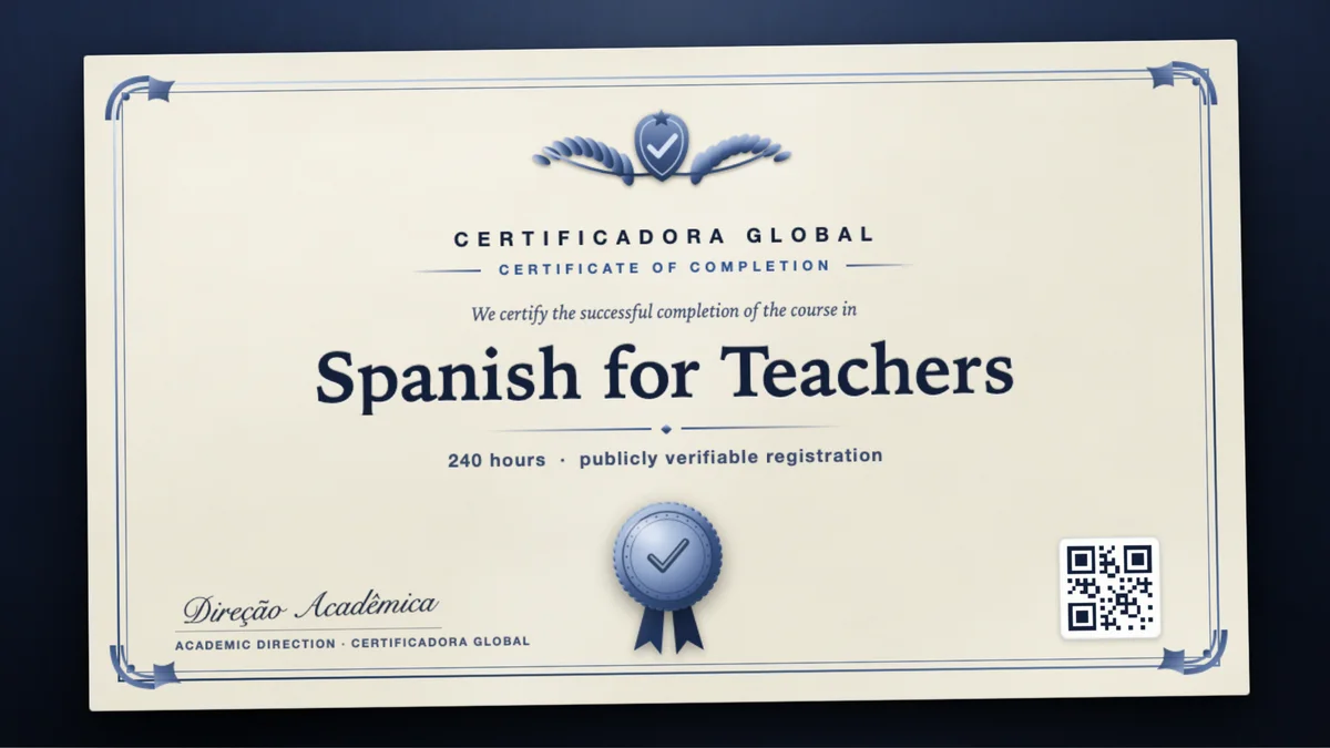 Cover of the Spanish for Teachers course