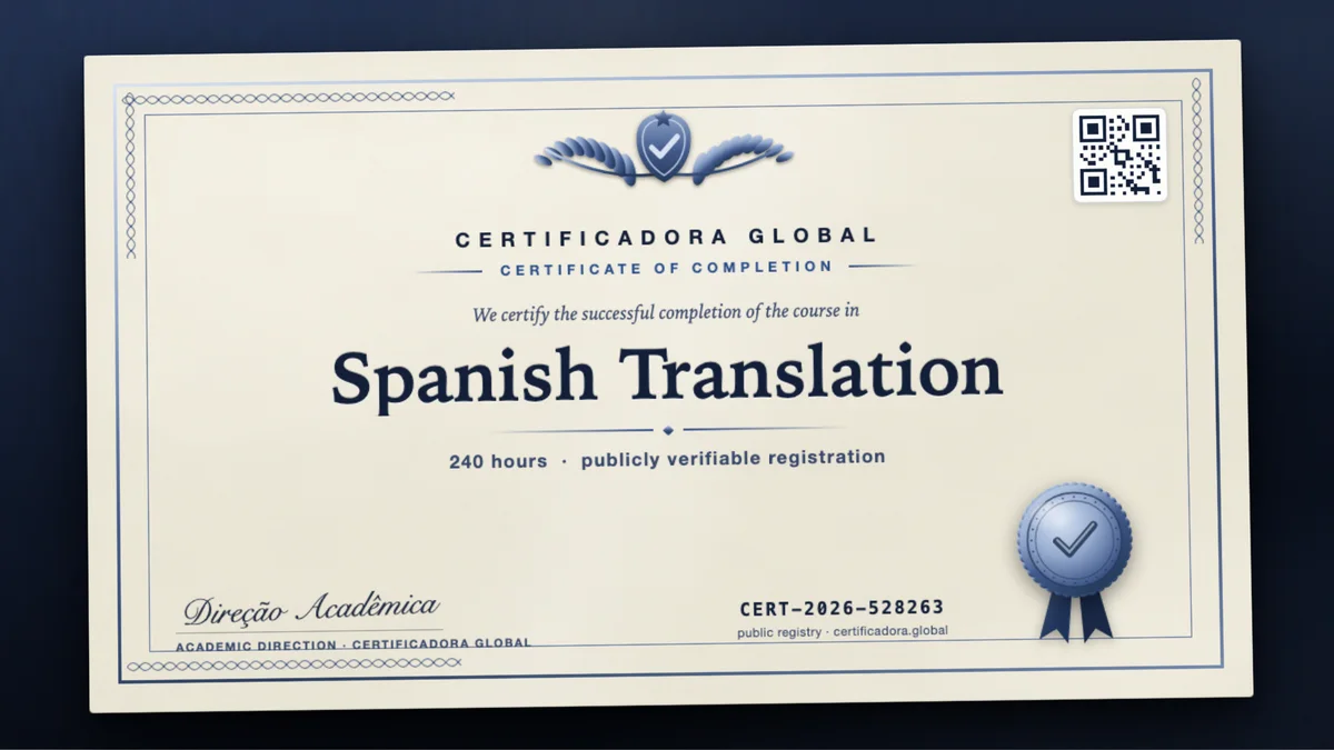 Cover of the Spanish Translation course