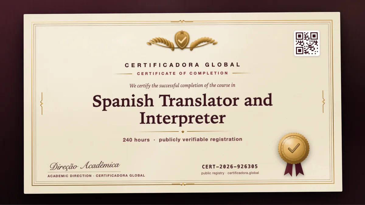Cover of the Spanish Translator and Interpreter course