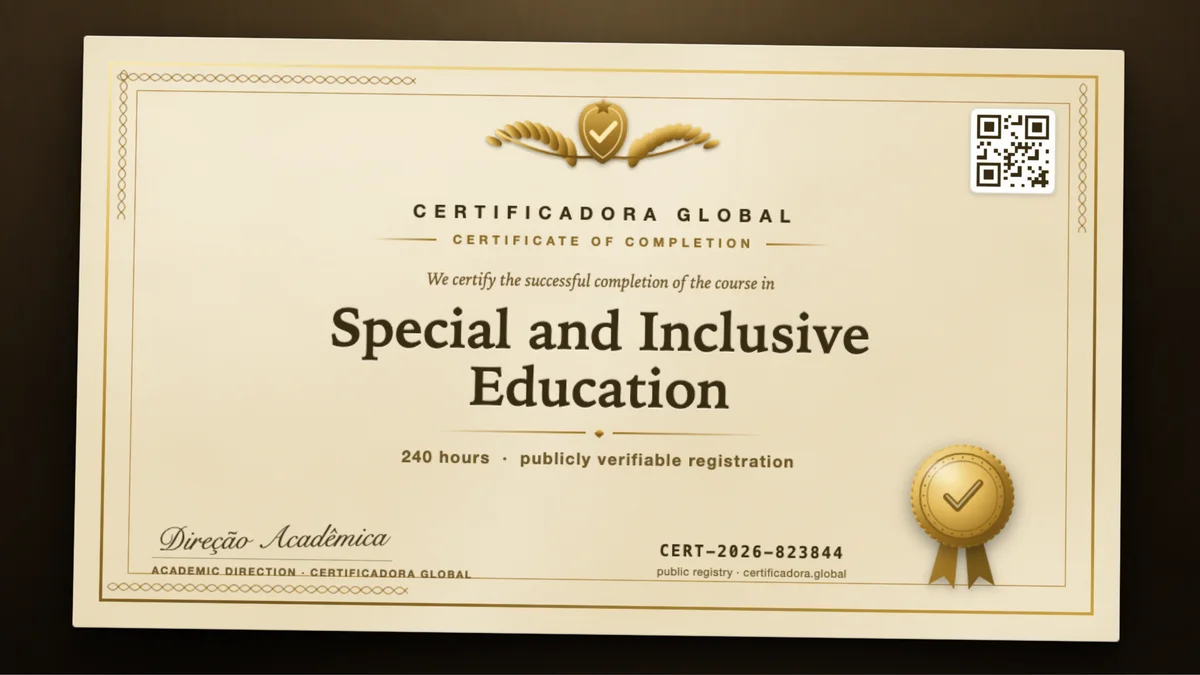 Cover of the Special and Inclusive Education course