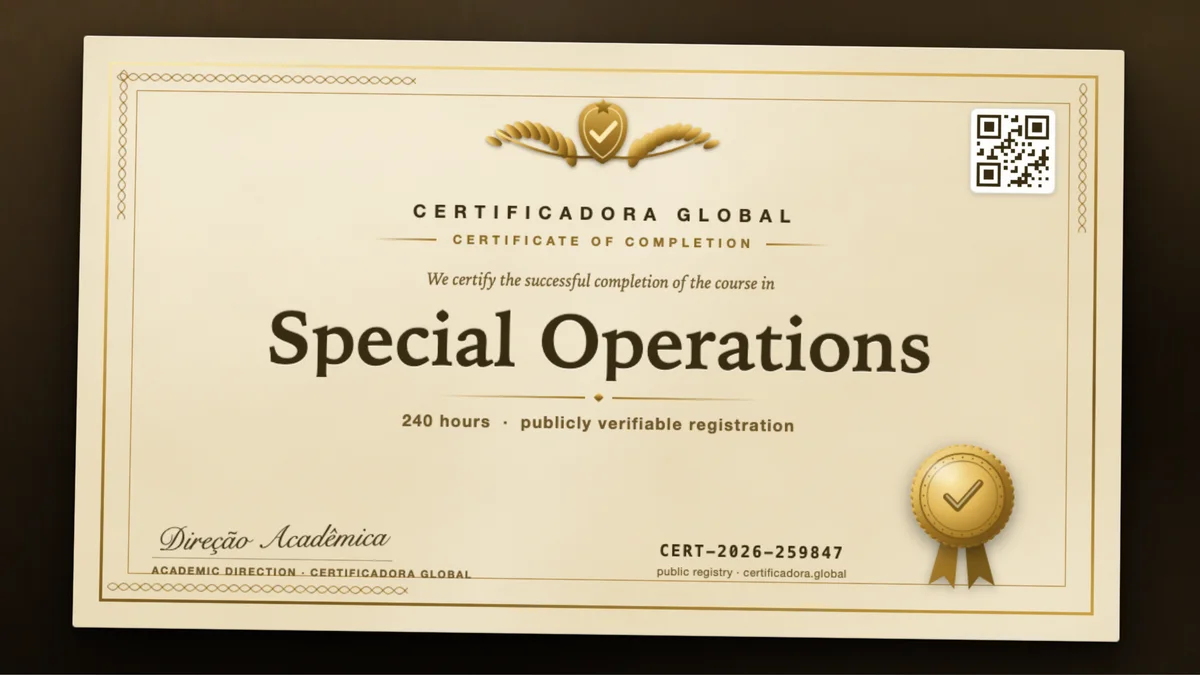 Cover of the Special Operations course
