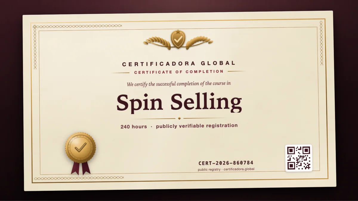 Cover of the Spin Selling course