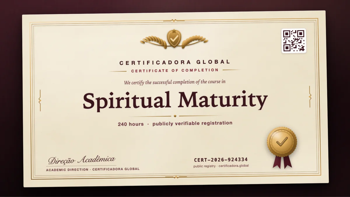 Cover of the Spiritual Maturity course