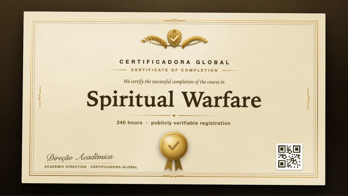 Cover of the Spiritual Warfare course