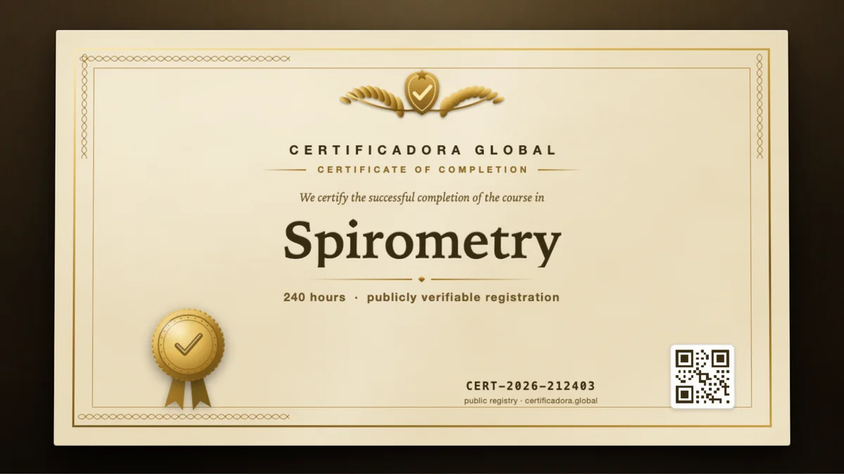 Cover of the Spirometry course