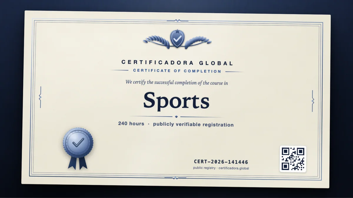 Cover of the Sports course