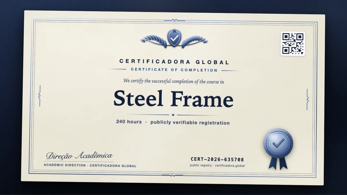 Cover of the Steel Frame course
