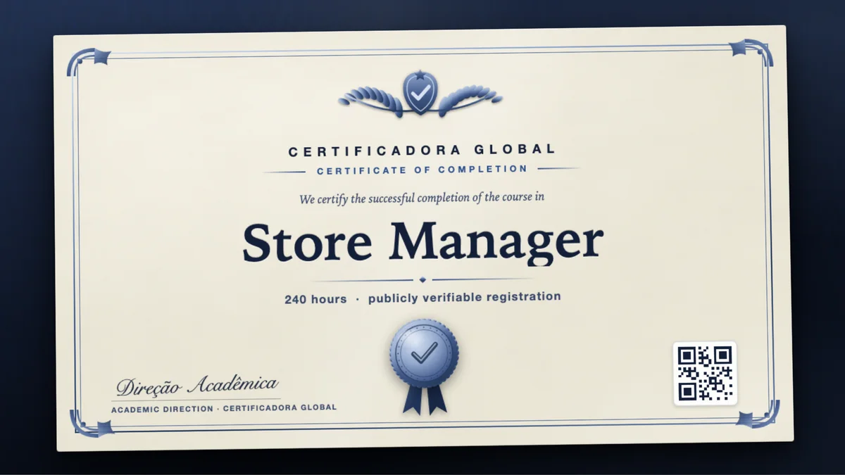 Cover of the Store Manager course
