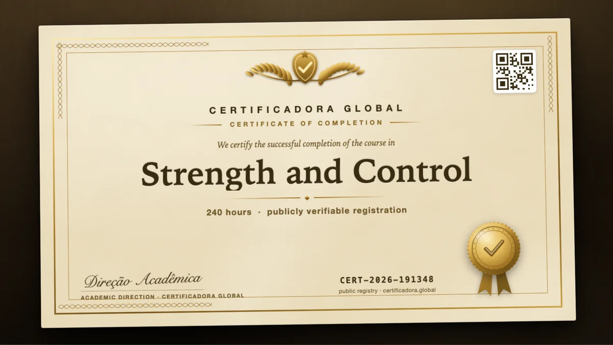 Cover of the Strength and Control course