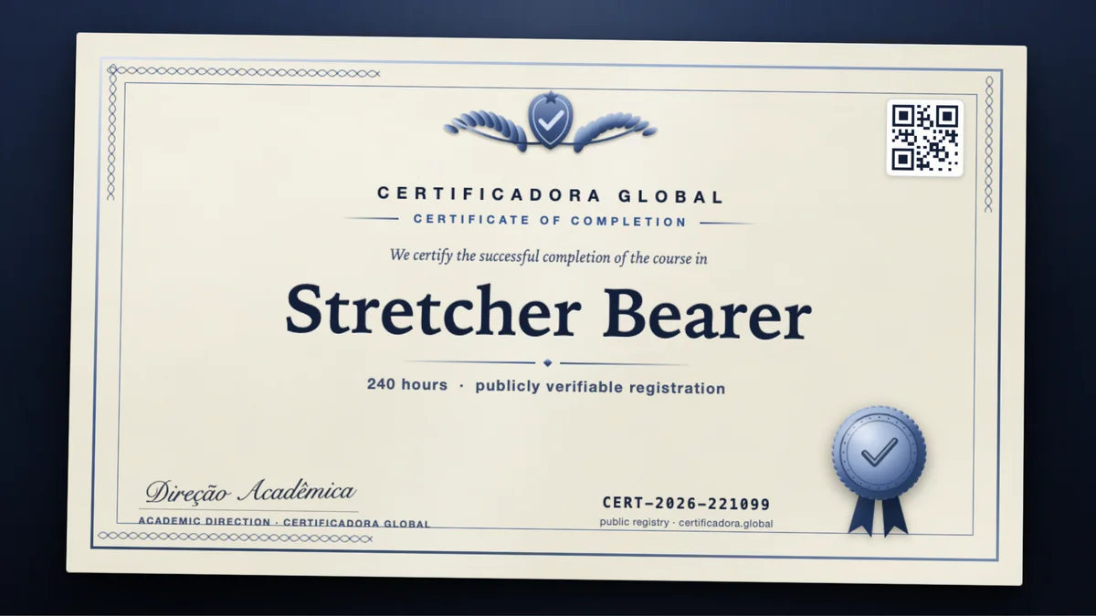 Cover of the Stretcher Bearer course