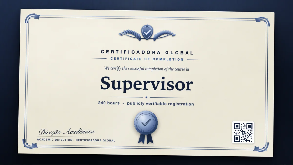 Cover of the Supervisor course