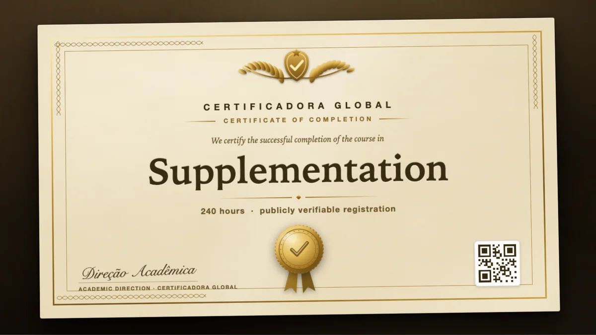 Cover of the Supplementation course