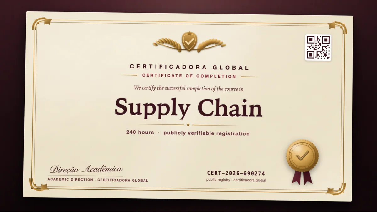 Cover of the Supply Chain course