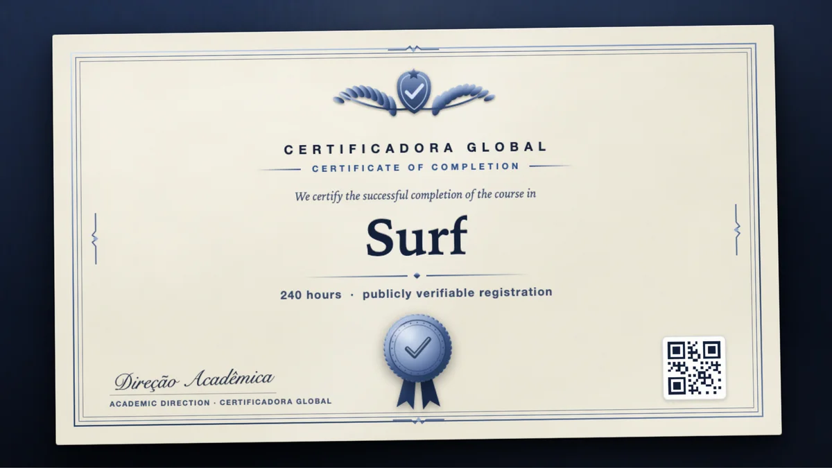 Cover of the Surf course