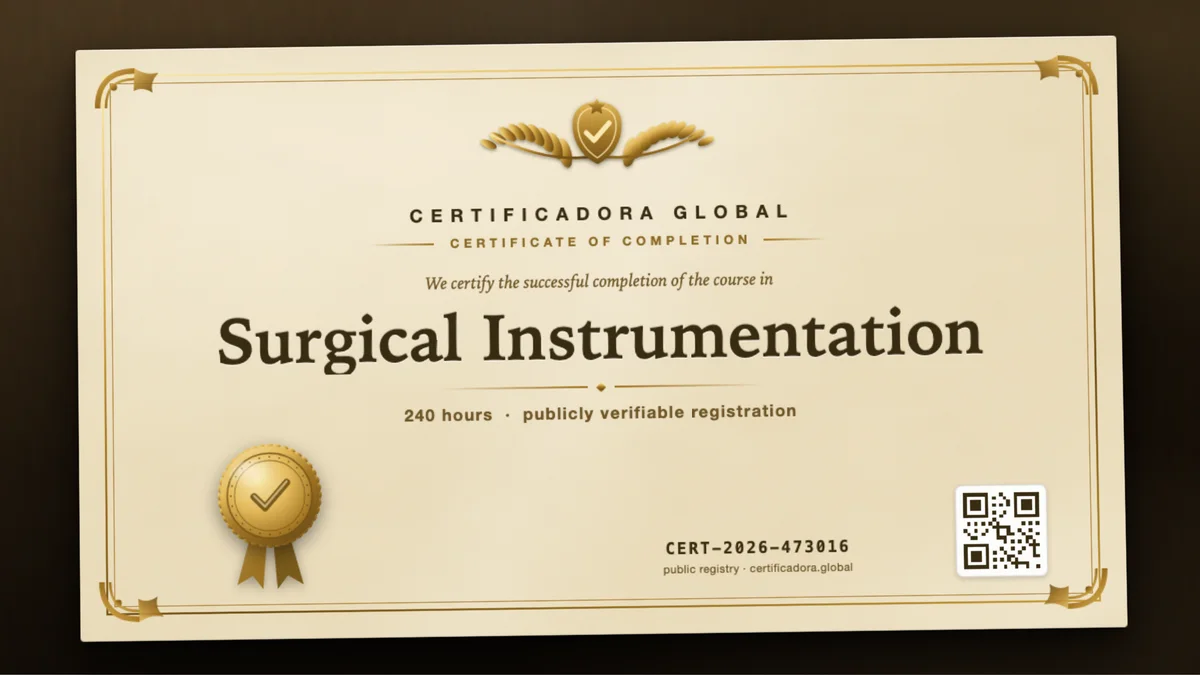 Cover of the Surgical Instrumentation course