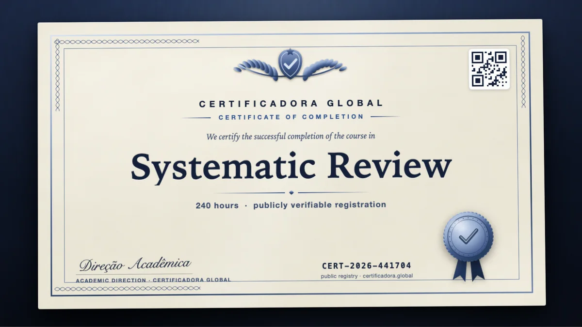 Cover of the Systematic Review course