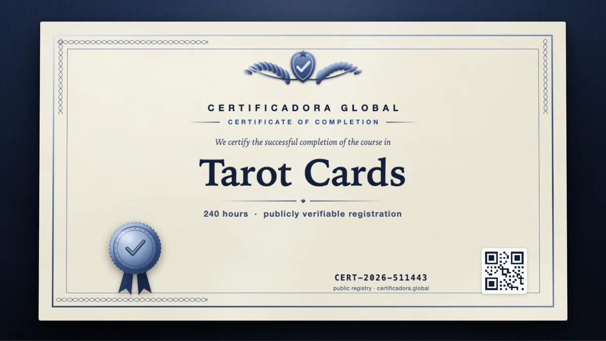 Cover of the Tarot Cards course