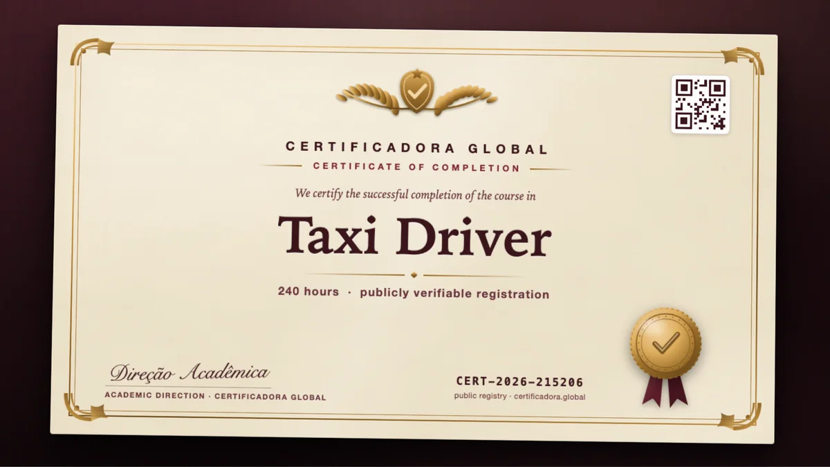 Cover of the Taxi Driver course