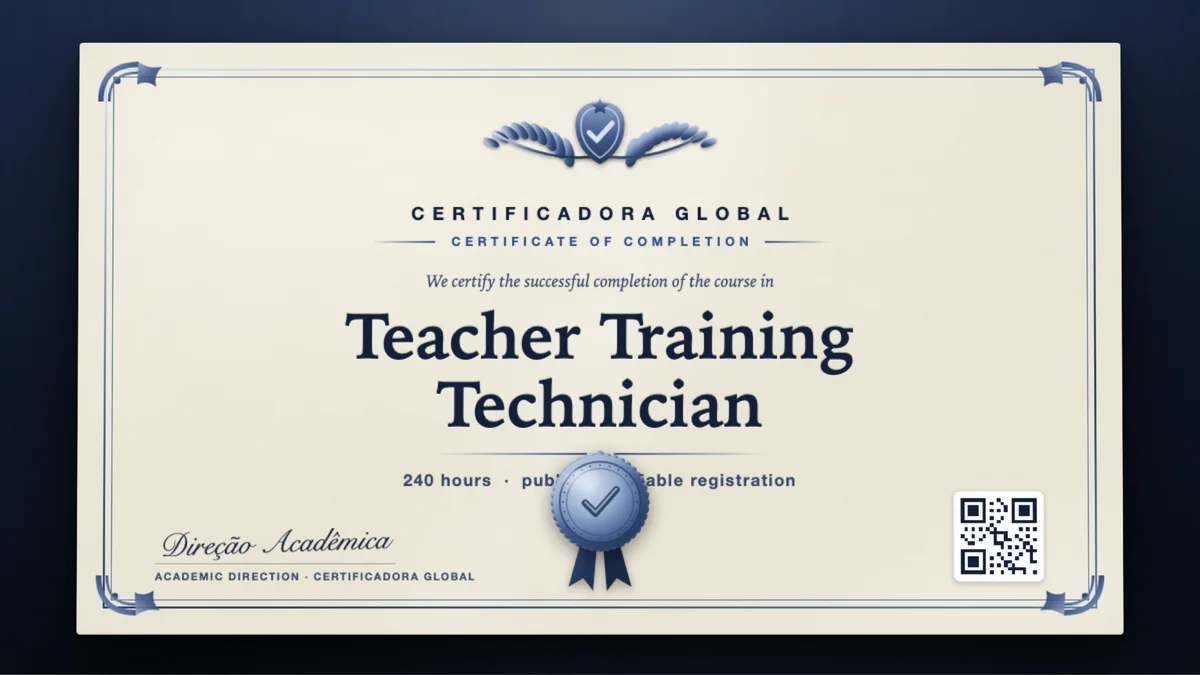 Cover of the Teacher Training Technician course