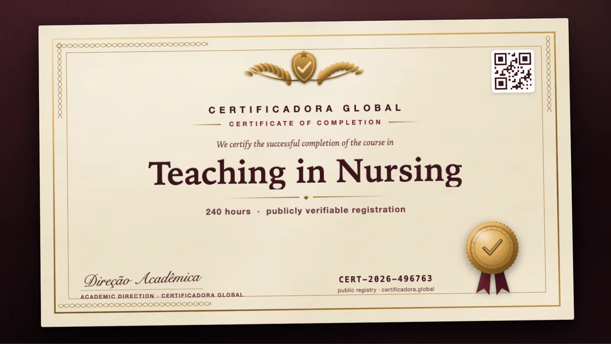 Cover of the Teaching in Nursing course