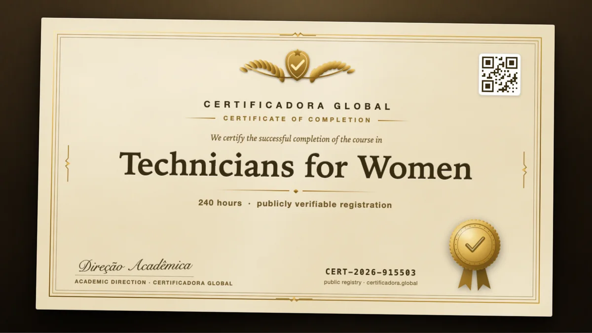 Cover of the Technicians for Women course