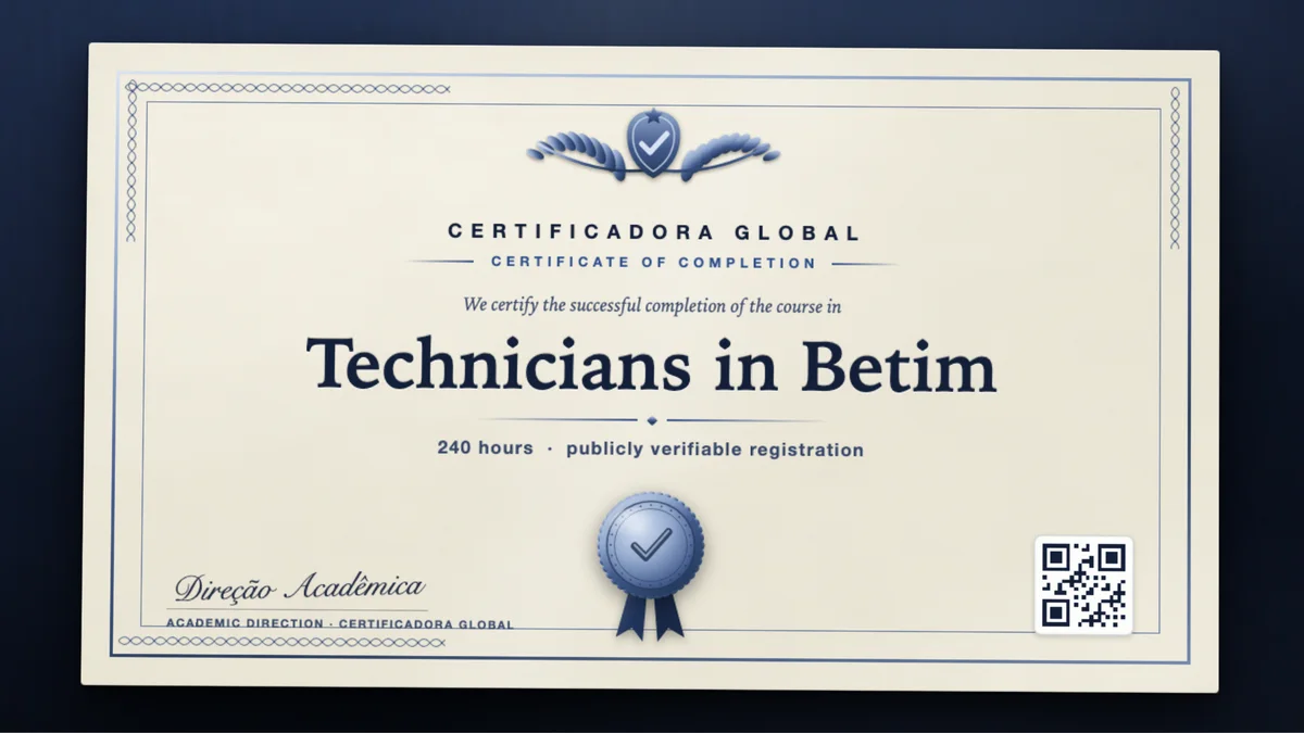 Cover of the Technicians in Betim course