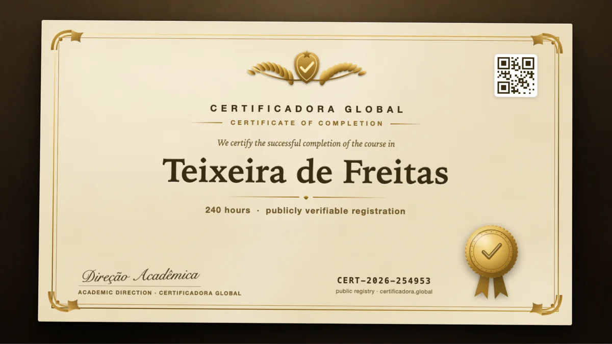 Cover of the Teixeira de Freitas course