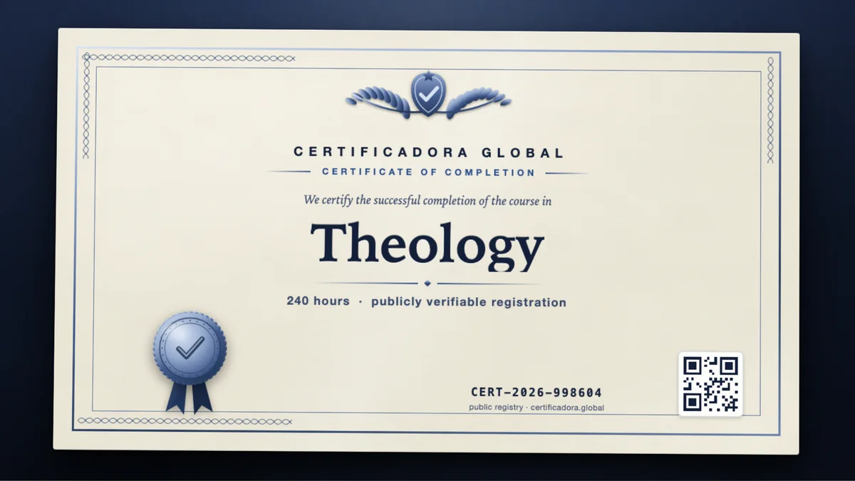 Cover of the Theology course
