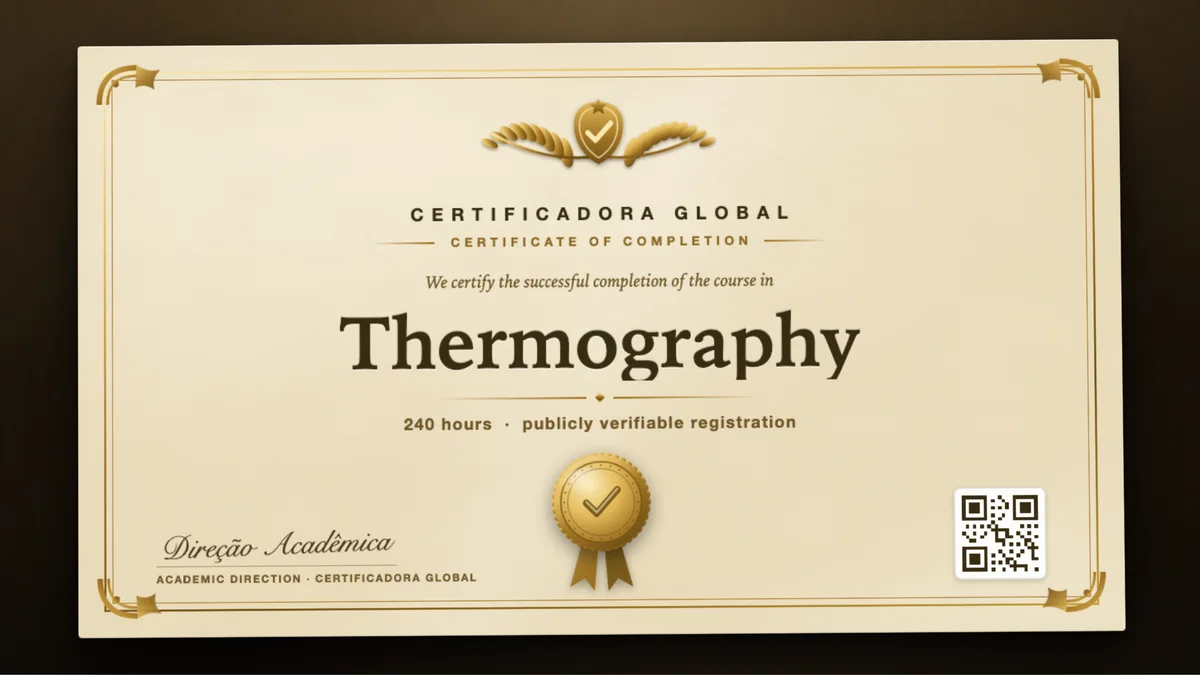Cover of the Thermography course