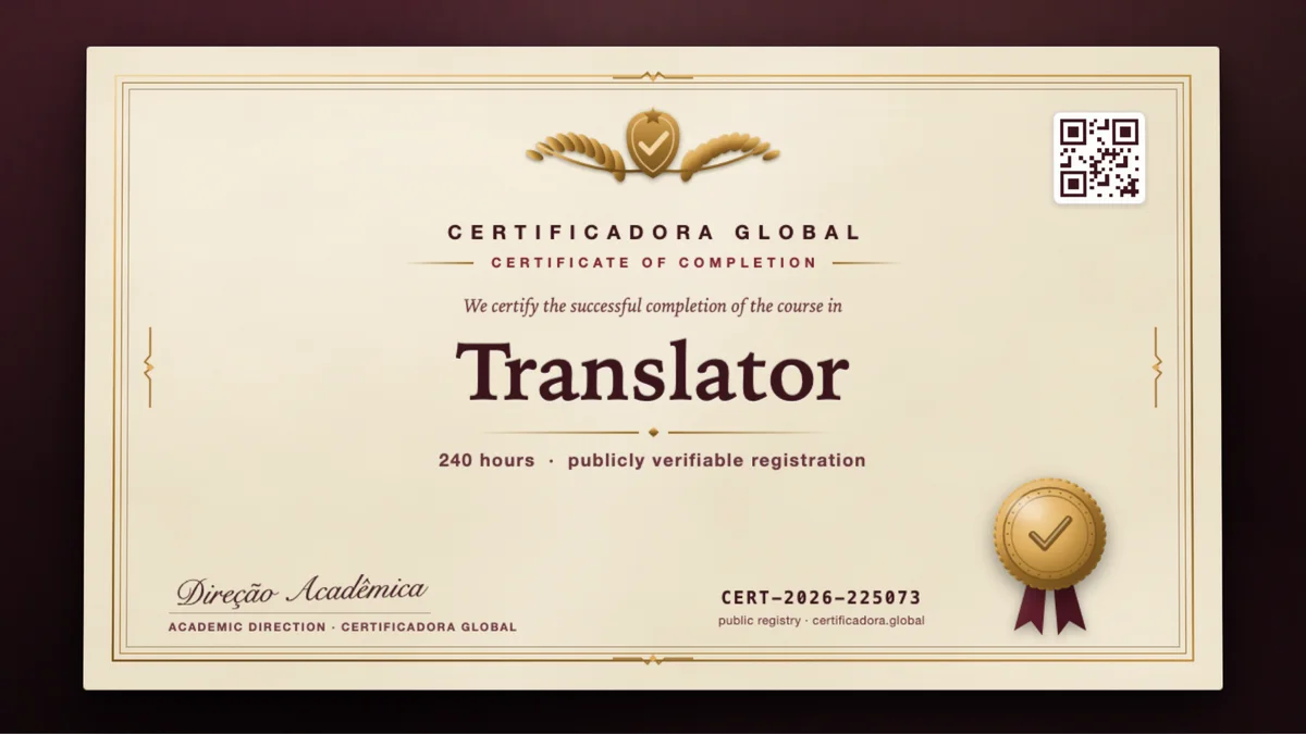 Cover of the Translator course