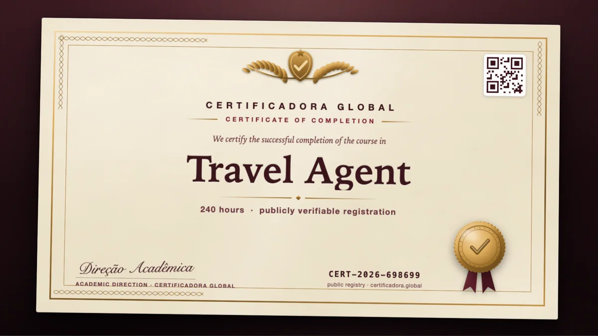 Cover of the Travel Agent course
