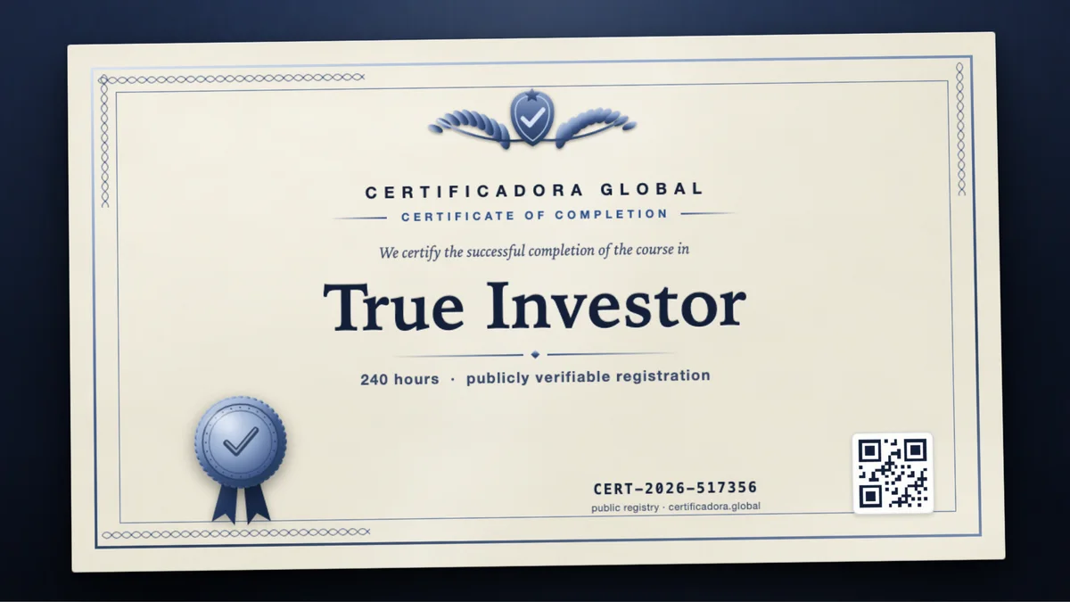 Cover of the True Investor course