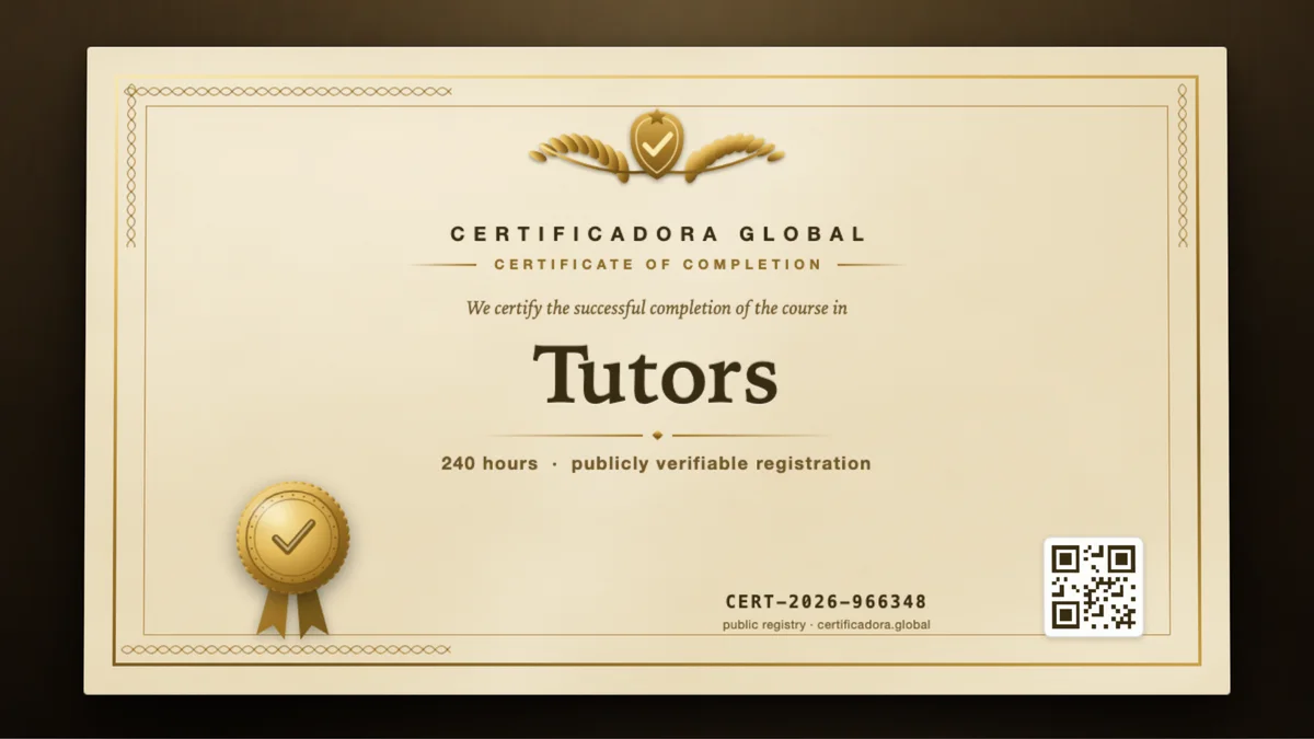 Cover of the Tutors course