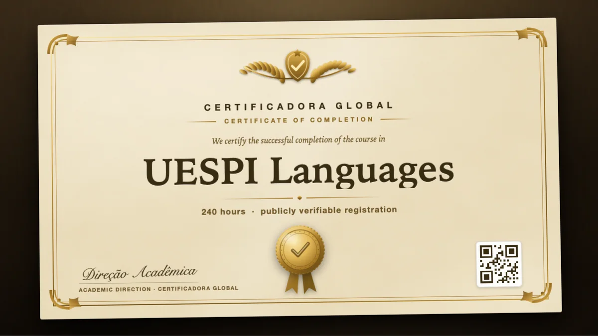 Cover of the UESPI Languages course
