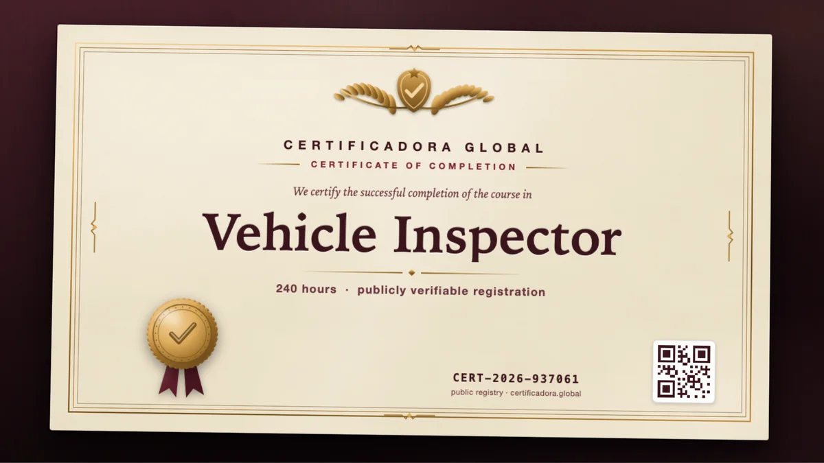 Cover of the Vehicle Inspector course