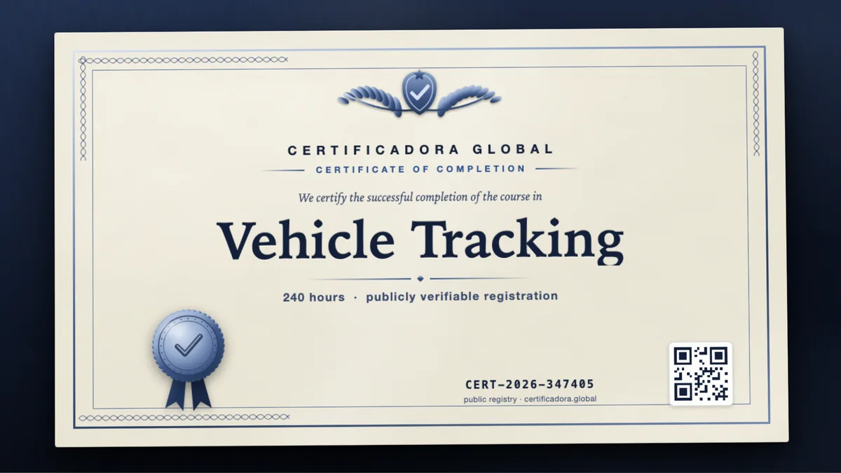 Cover of the Vehicle Tracking course