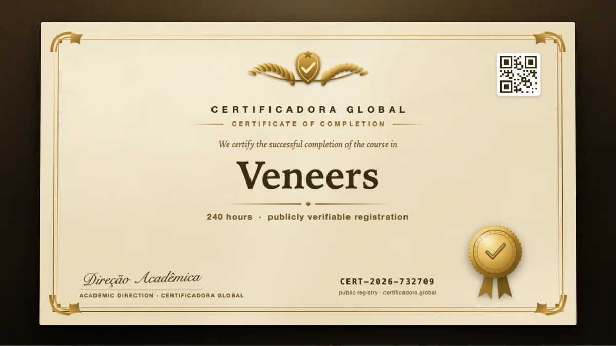 Cover of the Veneers course