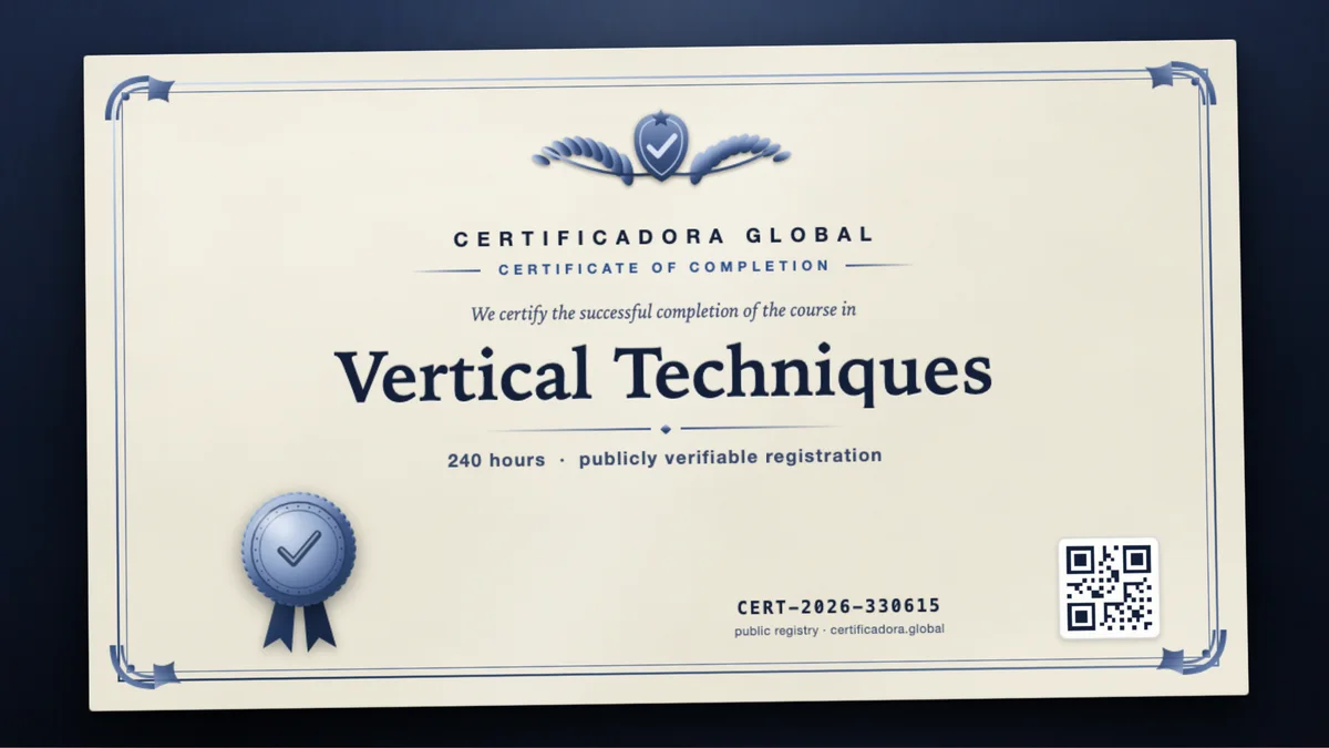 Cover of the Vertical Techniques course