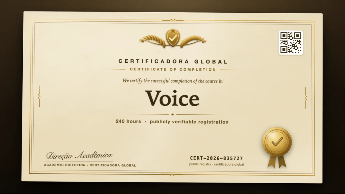 Cover of the Voice course