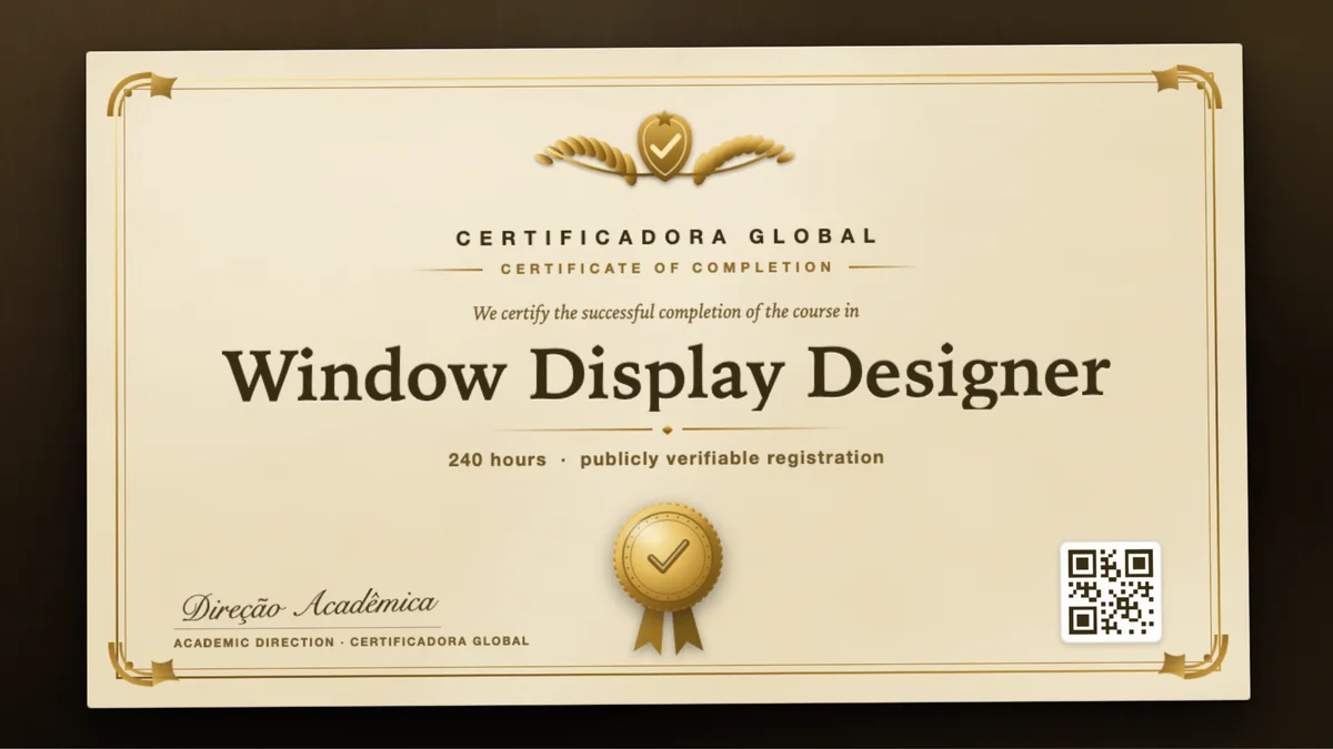Cover of the Window Display Designer course