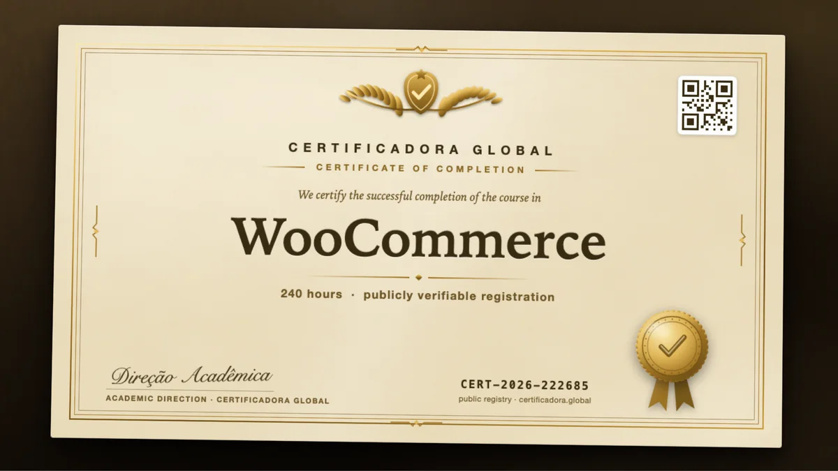 Cover of the WooCommerce course