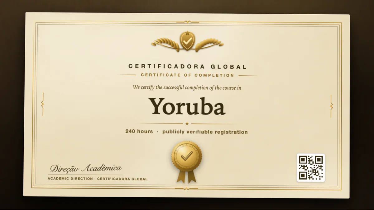Cover of the Yoruba course