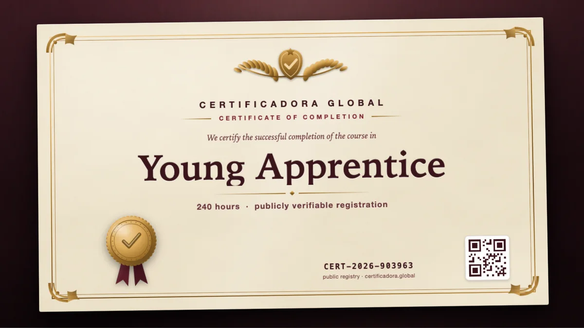 Cover of the Young Apprentice course
