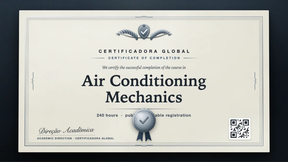Cover of the Air Conditioning Mechanics course
