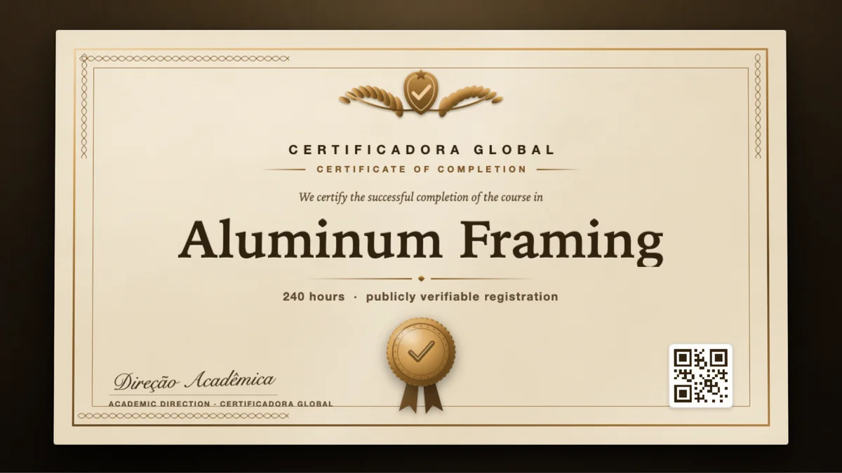 Cover of the Aluminum Framing course