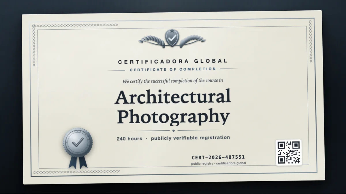 Cover of the Architectural Photography course
