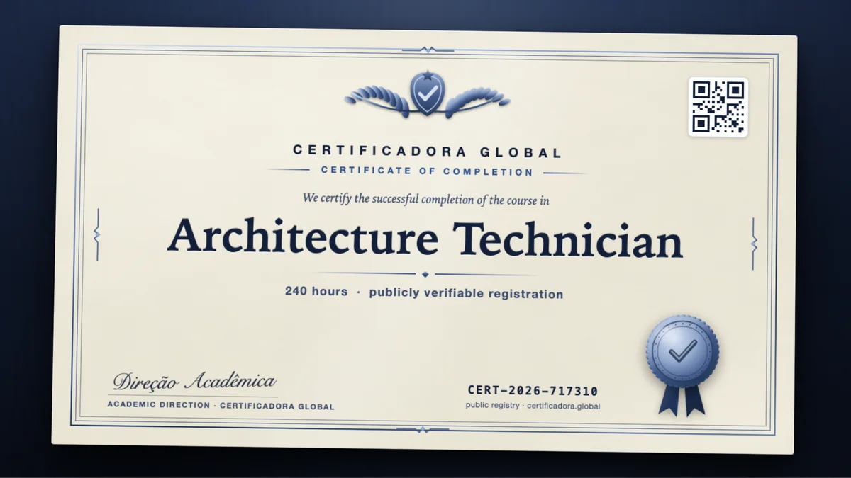 Cover of the Architecture Technician course