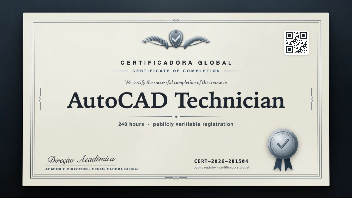 Cover of the AutoCAD Technician course